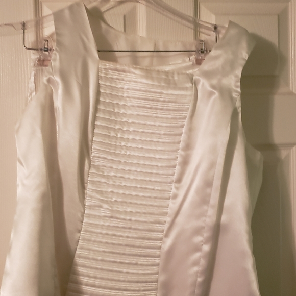 Dressy 3 Piece White Skirt Suit - Picture 4 of 5